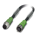 Phoenix Contact Female 4 way M12 to Sensor Actuator Cable, 15m