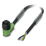 Phoenix Contact Female 5 way M12 to 5 way Unterminated Sensor Actuator Cable, 1.5m