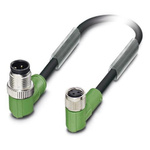 Phoenix Contact Male 3 way M12 to Female 3 way M8 Sensor Actuator Cable, 3m