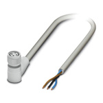 Phoenix Contact Female 3 way M8 to Sensor Actuator Cable, 1.5m