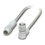 Phoenix Contact Male 5 way M12 to Female 5 way M12 Sensor Actuator Cable, 600mm
