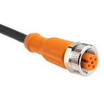 ifm electronic Female 4 way M12 to Unterminated Sensor Actuator Cable, 2m