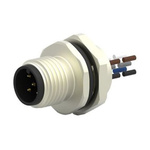 TE Connectivity Straight Male 5 way M12 to Unterminated Sensor Actuator Cable, 200mm