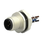 TE Connectivity Straight Male 5 way M12 to Unterminated Sensor Actuator Cable, 200mm