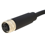 Bulgin Straight Female 3 way M8 to Unterminated Sensor Actuator Cable, 1m