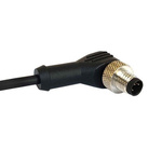 Bulgin Right Angle Female 5 way M12 to Unterminated Sensor Actuator Cable, 1m