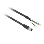 Telemecanique Sensors Straight Female 4 way M12 to Unterminated Sensor Actuator Cable, 20m