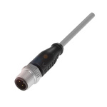 BALLUFF Straight Male M12 to Unterminated Sensor Actuator Cable, 10m