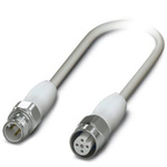 Phoenix Contact Straight Male M12 to Straight Female M12 Sensor Actuator Cable, 300mm