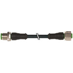 Murrelektronik Limited Straight Male 4 way M12 to Straight Female 4 way M12 Connector & Cable, 5m