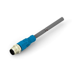 TE Connectivity Straight Male 3 way M12 to M12 Cable Assembly, 1.5m