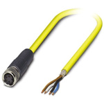 Phoenix Contact Straight Female 4 way M8 to Unterminated Sensor Actuator Cable, 5m