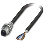Phoenix Contact Male 5 way M12 to Sensor Actuator Cable, 1m