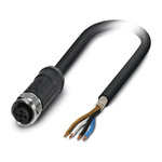 Phoenix Contact Female 4 way M12 to Sensor Actuator Cable, 2m