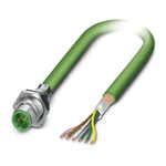 Phoenix Contact Male 5 way M12 to Bus Cable, 1m