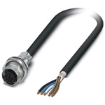 Phoenix Contact Straight Female 5 way M12 to Straight Unterminated Sensor Actuator Cable, 2m