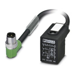 Phoenix Contact Male 3 way M12 to DIN 43650 Form BI Sensor Actuator Cable, 300mm