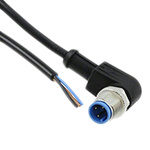 TE Connectivity Right Angle Male 3 way M12 to Unterminated Sensor Actuator Cable, 1.5m