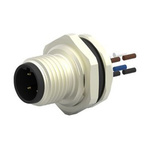 TE Connectivity Straight Male 4 way M12 to Unterminated Sensor Actuator Cable, 200mm