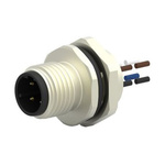 TE Connectivity Straight Male 4 way M12 to Unterminated Sensor Actuator Cable, 200mm