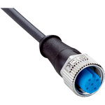 Sick Straight Female 5 way M12 to 5 way Unterminated Sensor Actuator Cable, 20m