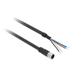 Telemecanique Sensors Straight Female 4 way M12 to M12 Sensor Actuator Cable, 2m