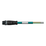 Molex Straight Male 5 way M12 to Unterminated Sensor Actuator Cable, 5m