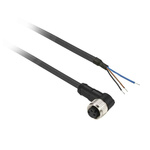 Telemecanique Sensors Right Angle Female 3 way M8 to Unterminated Sensor Actuator Cable, 2m