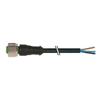 Murrelektronik Limited Straight Female 4 way M12 to Straight M12 Sensor Actuator Cable, 5m