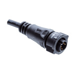 Amphenol Straight Male 6 way X-Lok B Size to Unterminated Sensor Actuator Cable, 1m