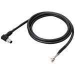 Omron Right Angle M12 to Unterminated Sensor Actuator Cable, 5m