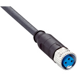 Sick Female 3 way M8 to Unterminated Sensor Actuator Cable, 2m