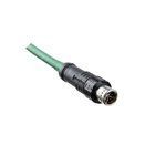 Amphenol Male 8 way M12 to Unterminated Sensor Actuator Cable, 55mm