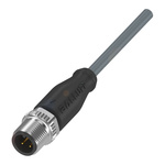 BALLUFF Straight Male M12 to Unterminated Sensor Actuator Cable, 20m