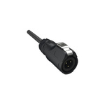 Amphenol Communications Solutions Straight Male M12 to Unterminated Sensor Actuator Cable, 1m