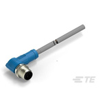 TE Connectivity Straight Female M12 to Male M12 Sensor Actuator Cable, 500mm