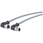 Siemens Right Angle Male M12 to Right Angle Female M12 Sensor Actuator Cable, 500mm