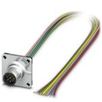 Phoenix Contact Male M12 to Sensor Actuator Cable, 500mm