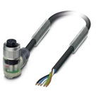 Phoenix Contact Female M12 to Sensor Actuator Cable, 1.5m
