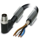 Phoenix Contact Right Angle Male M12 to Sensor Actuator Cable, 10m