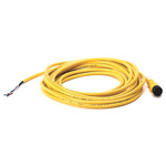 Rockwell Automation Straight Female 4 way M12 to Straight Male 4 way M12 Actuator/Sensor Cable, 14.7mm