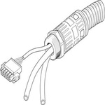 Festo Straight Male 5 way Straight 5 way Pigtail Connector & Cable, 15m