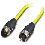 Phoenix Contact Straight Female 5 way M12 to Straight Male 5 way M12 Sensor Actuator Cable, 500mm