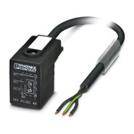 Phoenix Contact Male 3 way DIN 43650 Form B to Sensor Actuator Cable, 5m