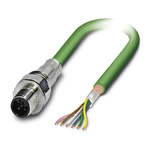 Phoenix Contact Male 5 way M12 to Bus Cable, 2m