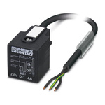 Phoenix Contact Straight Male 3 way DIN 43650 Form A to Unterminated Sensor Actuator Cable, 3m