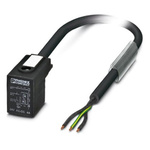 Phoenix Contact 3 way DIN 43650 Form B to 3 way Unterminated Sensor Actuator Cable, 1.5m
