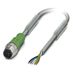 Phoenix Contact Male 5 way M12 to 5 way Unterminated Sensor Actuator Cable, 1.5m