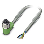Phoenix Contact Female 5 way M12 to 5 way Unterminated Sensor Actuator Cable, 1.5m