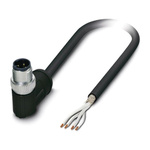 Phoenix Contact Male 4 way M12 to 4 way Unterminated Sensor Actuator Cable, 5m